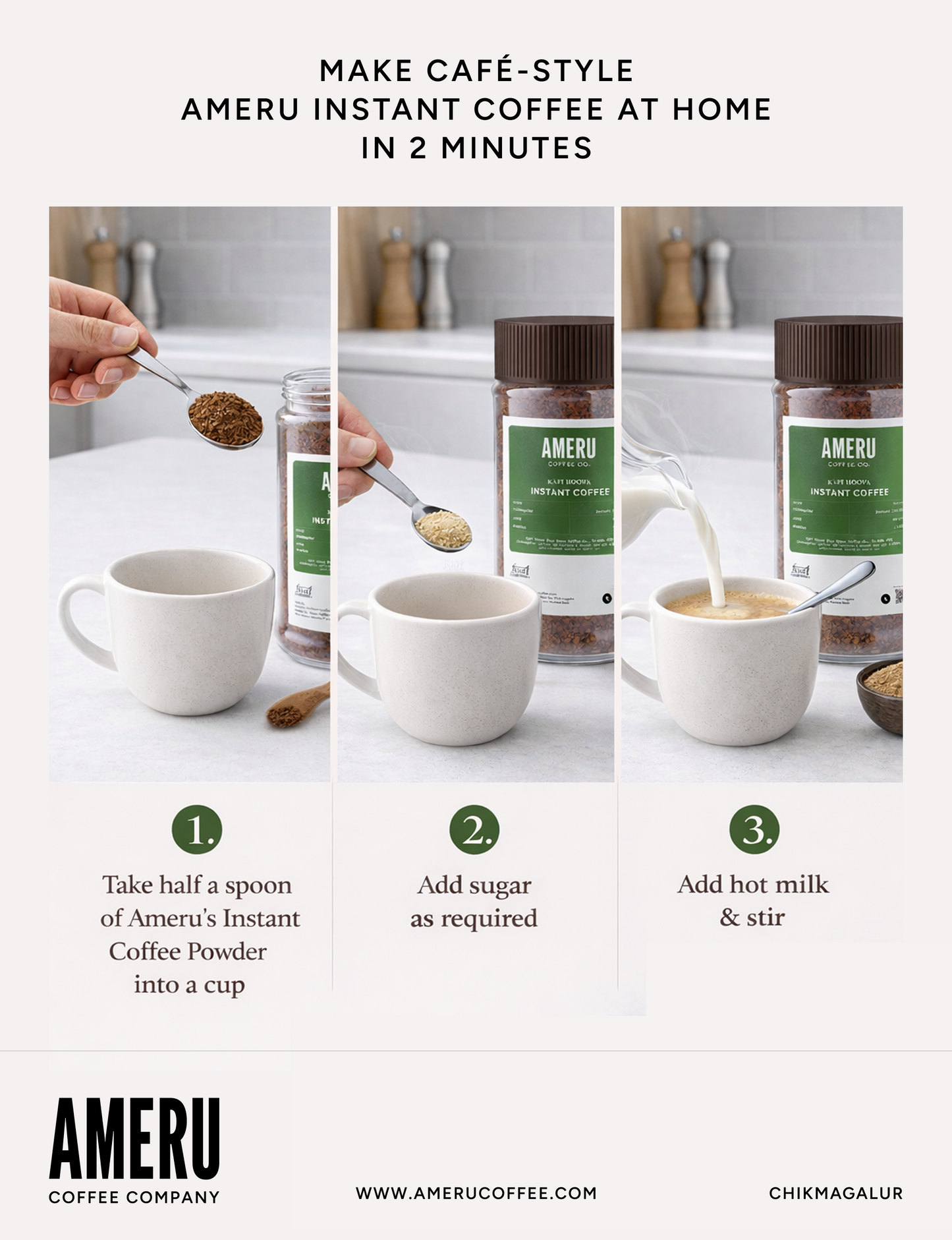 Premium Chikmagalur Instant Coffee 100g Jar