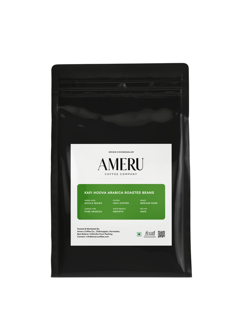 Ameru Kafi Hoova 100% Arabica Coffee Beans 250g, Medium Roast