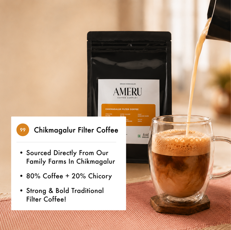 Chikmagalur Filter Coffee Powder – 80:20 Coffee & Chicory 250g