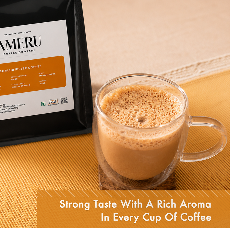 Chikmagalur Filter Coffee Powder – 80:20 Coffee & Chicory 250g