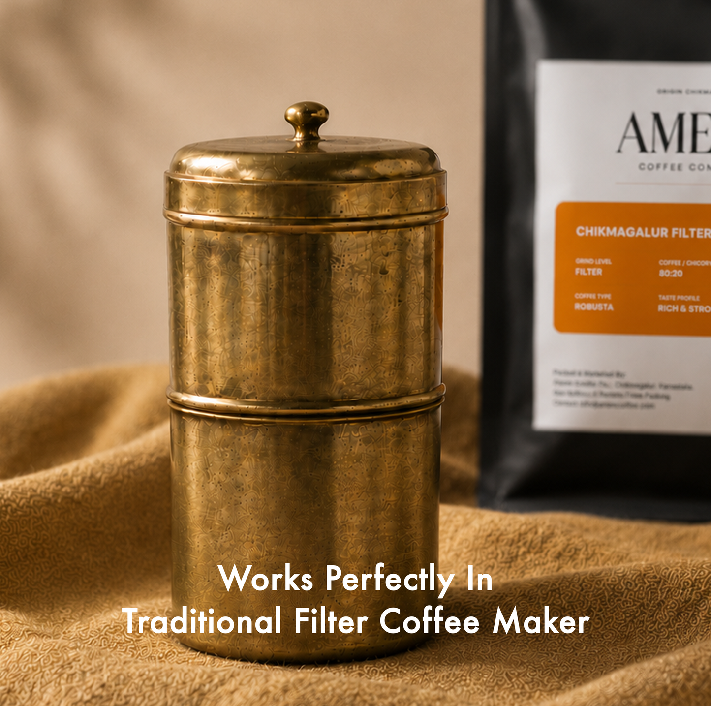 Chikmagalur Filter Coffee Powder – 80:20 Coffee & Chicory 250g