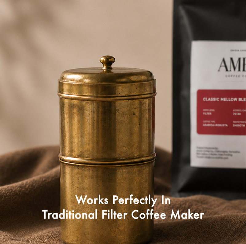 Classic Mellow Blend Filter Coffee Powder – 70:30 Coffee & Chicory 250g