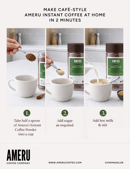 Premium Chikmagalur Instant Coffee 100g Jar